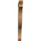 Ekena Millwork Funston Slat Rough Sawn Bracket, Western Red Cedar, 4"W x 44"D x 48"H BKT04X44X48FST06RWR - alternate 3